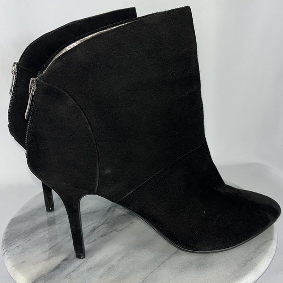 Audrey Brooke stilleto bootie Sz 10 Blk - Picture 4 of 9